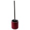 Toilet Brush Holder, Steel, Ruby Red, Free Standing